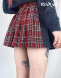 Emo Plaid Skirt