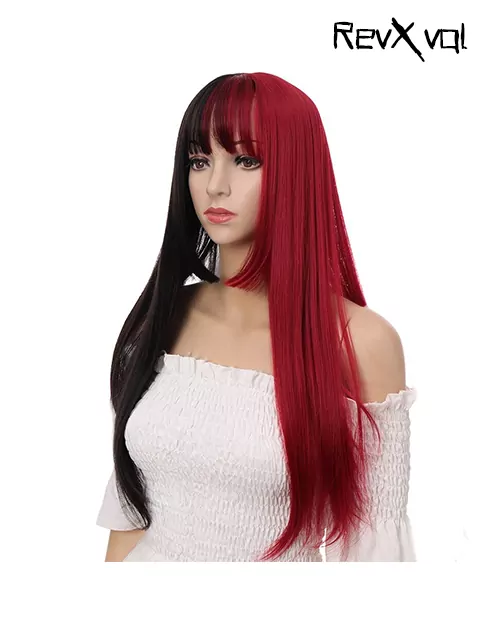 Red Emo Wig