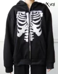 emo skeleton hoodie