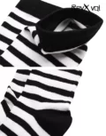 Black And White Striped Socks