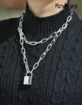 Chain And Lock Necklace