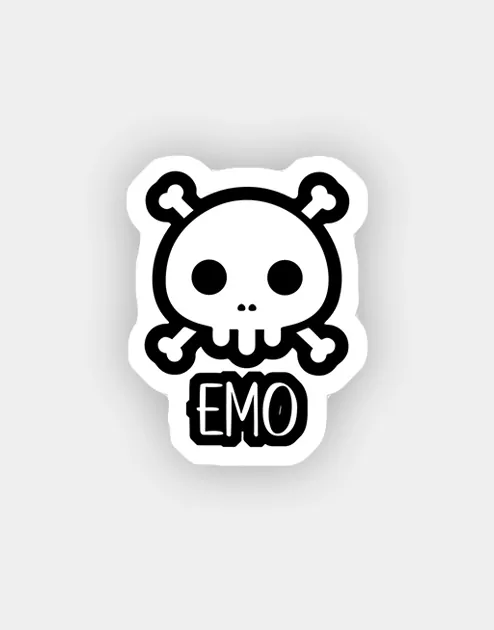 Kawaii Emo Stickers