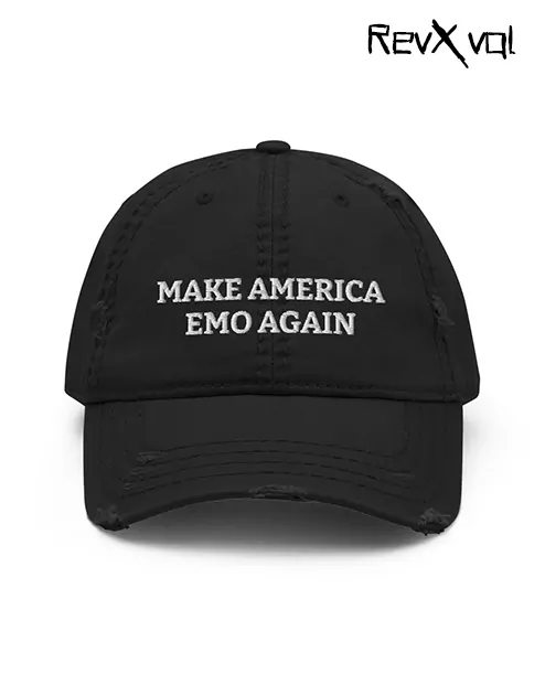 make america emo again cap