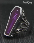 Purple Coffin Ring