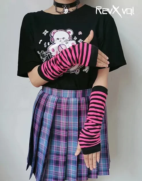 Scene Emo Gloves (2) Scene Emo Gloves