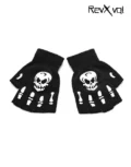Skull Emo Gloves